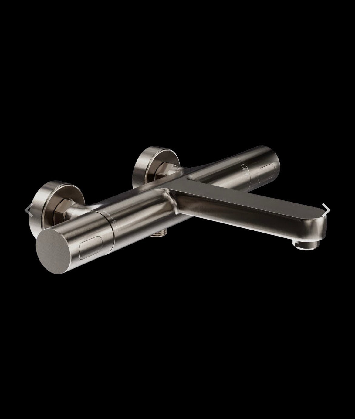 Blaufoss Apollo opbouw badkraan Brushed Gunmetal, Ophalen of Verzenden, Nieuw, Bad
