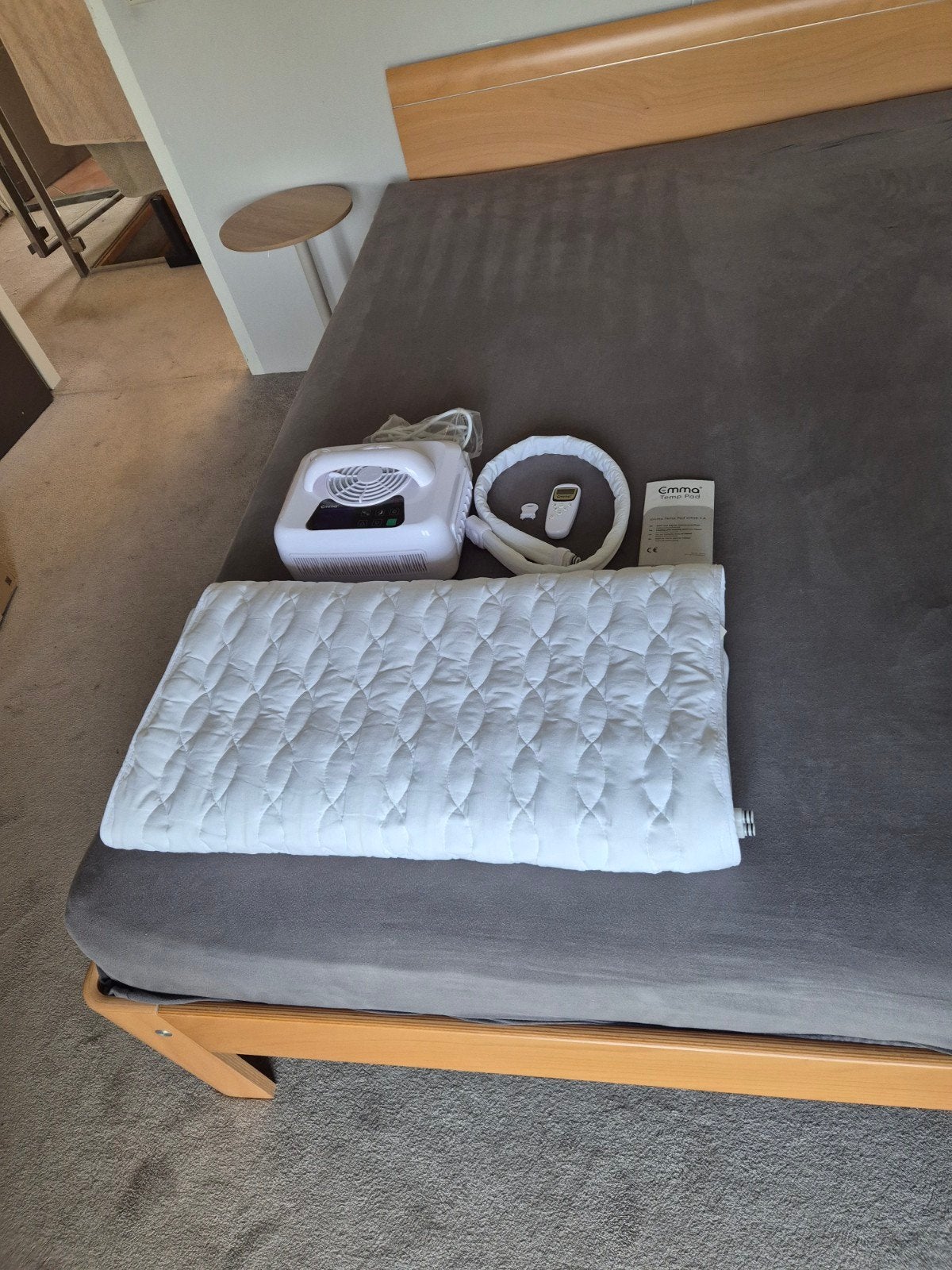 Emma Temp Pad - Koel- en Warmtematras topper, 90 cm, Eenpersoons, Ophalen of Verzenden, Zo goed als nieuw