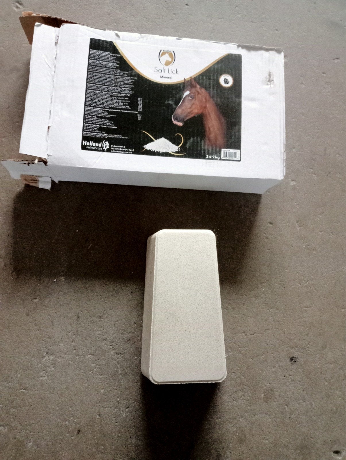 Mineralen liksteen 2 kg, Ophalen of Verzenden, Nieuw