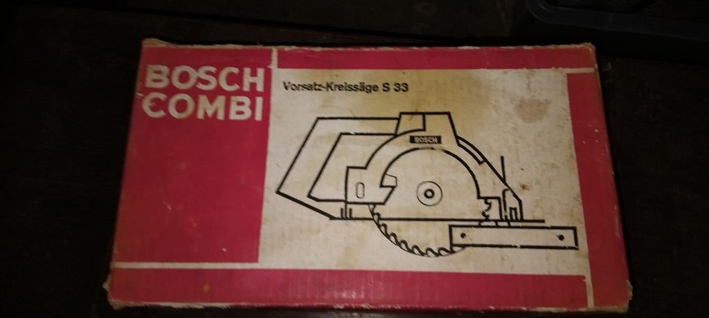 Bosch Combi Cirkelzaag S 33, Ophalen