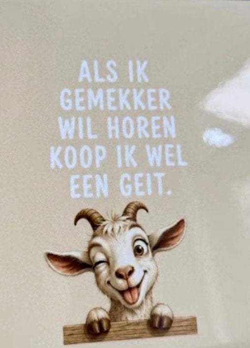 Een geit van 2 jaar met zn bokje van dit jaar, Dieren en Toebehoren, Schapen, Geiten en Varkens, Meerdere dieren, Geit