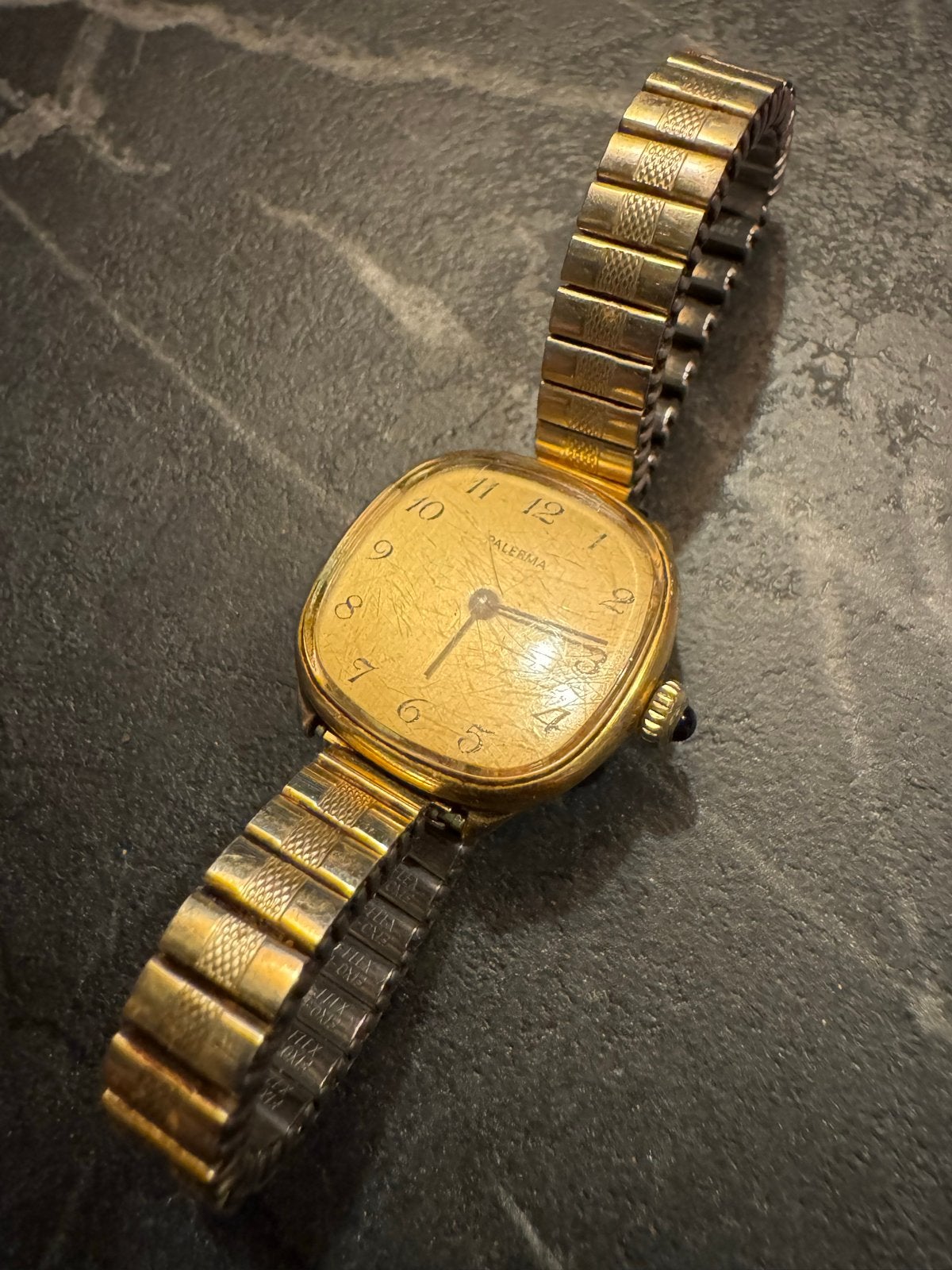 Vintage Palerma Dames Polshorloge - jaren 50-60, Sieraden, Tassen en Uiterlijk, Overige merken, Overige materialen, Met bandje
