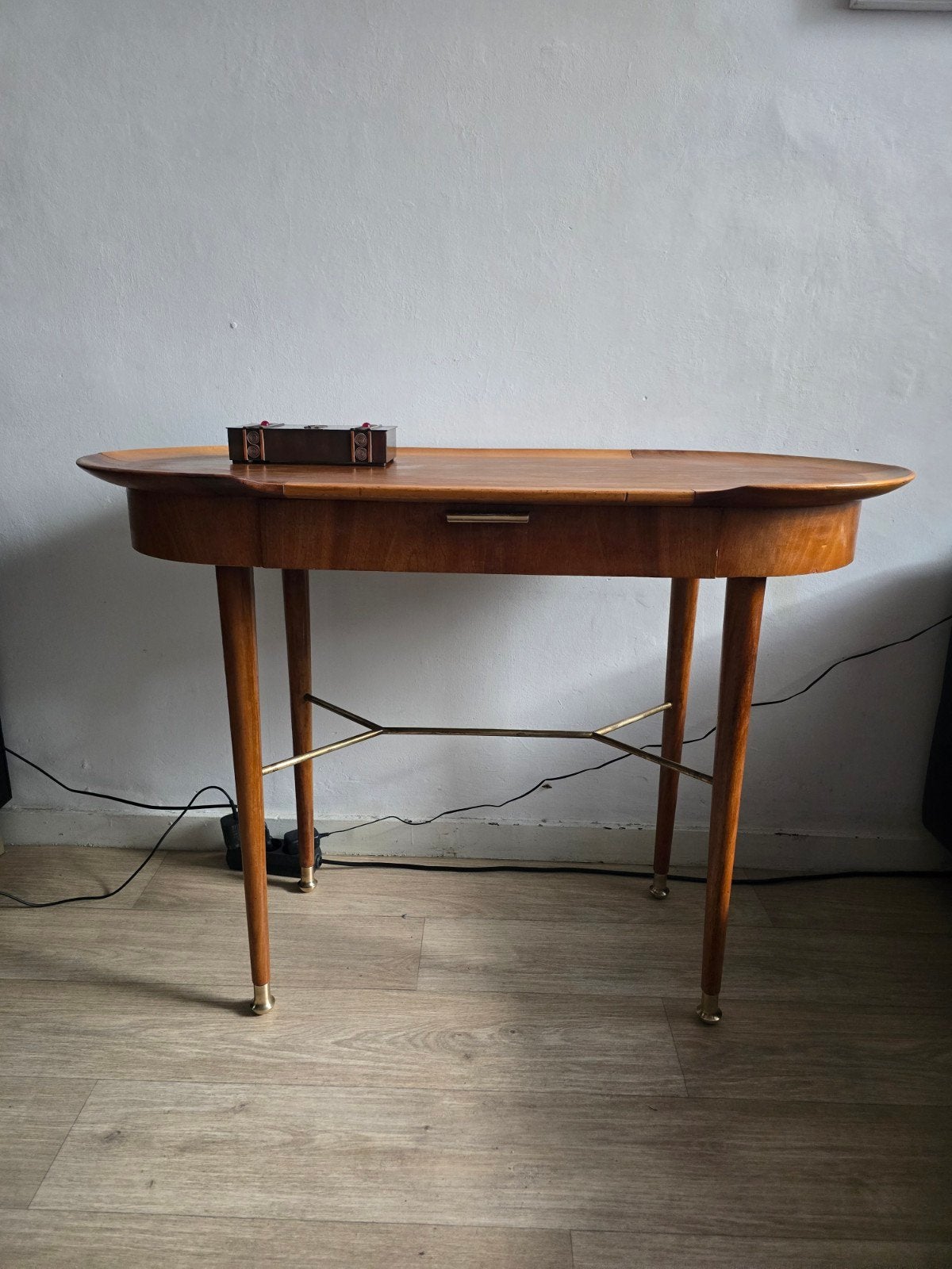 Top bijzet tafel, vintage,  Dutch Design A. Patijn, fifties, Ophalen, 50 tot 100 cm, Zo goed als nieuw, 25 tot 50 cm