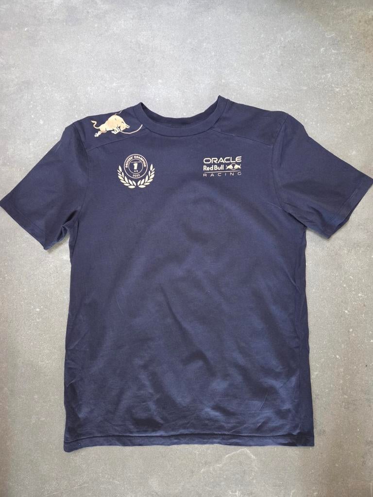 Red Bull Racing T-shirt Max Verstappen 2021 2022 maat S, Blauw, Ophalen of Verzenden, Gedragen, Maat 46 (S) of kleiner