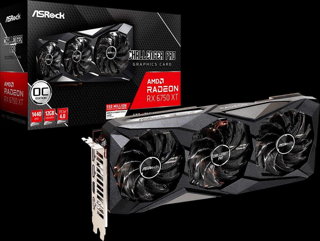 ASRock AMD Radeon RX 6750 XT Challenger Pro OC Edition, Computers en Software, AMD, GDDR6, PCI-Express 4, Nieuw