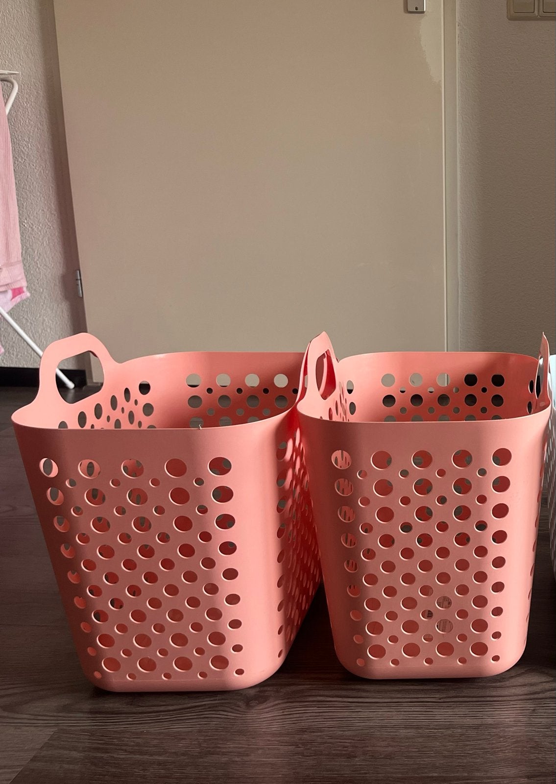 IKEA SLIBB Waszak - Roze (2 stuks), Huis en Inrichting, Ophalen, Kunststof, Mand, Zo goed als nieuw