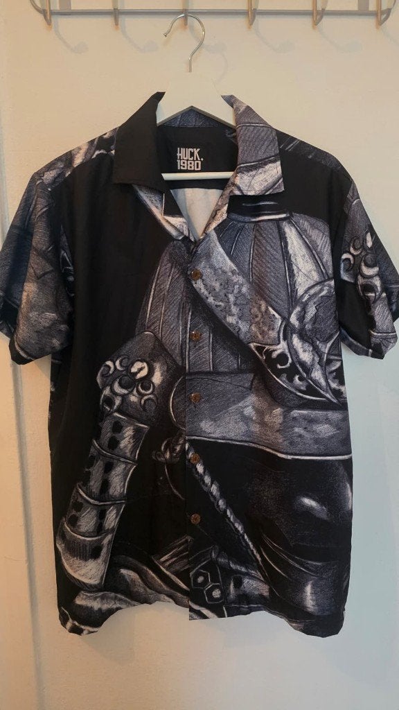 HUCK. 1980 | Samurai Print Blouse | Maat M, Ophalen of Verzenden