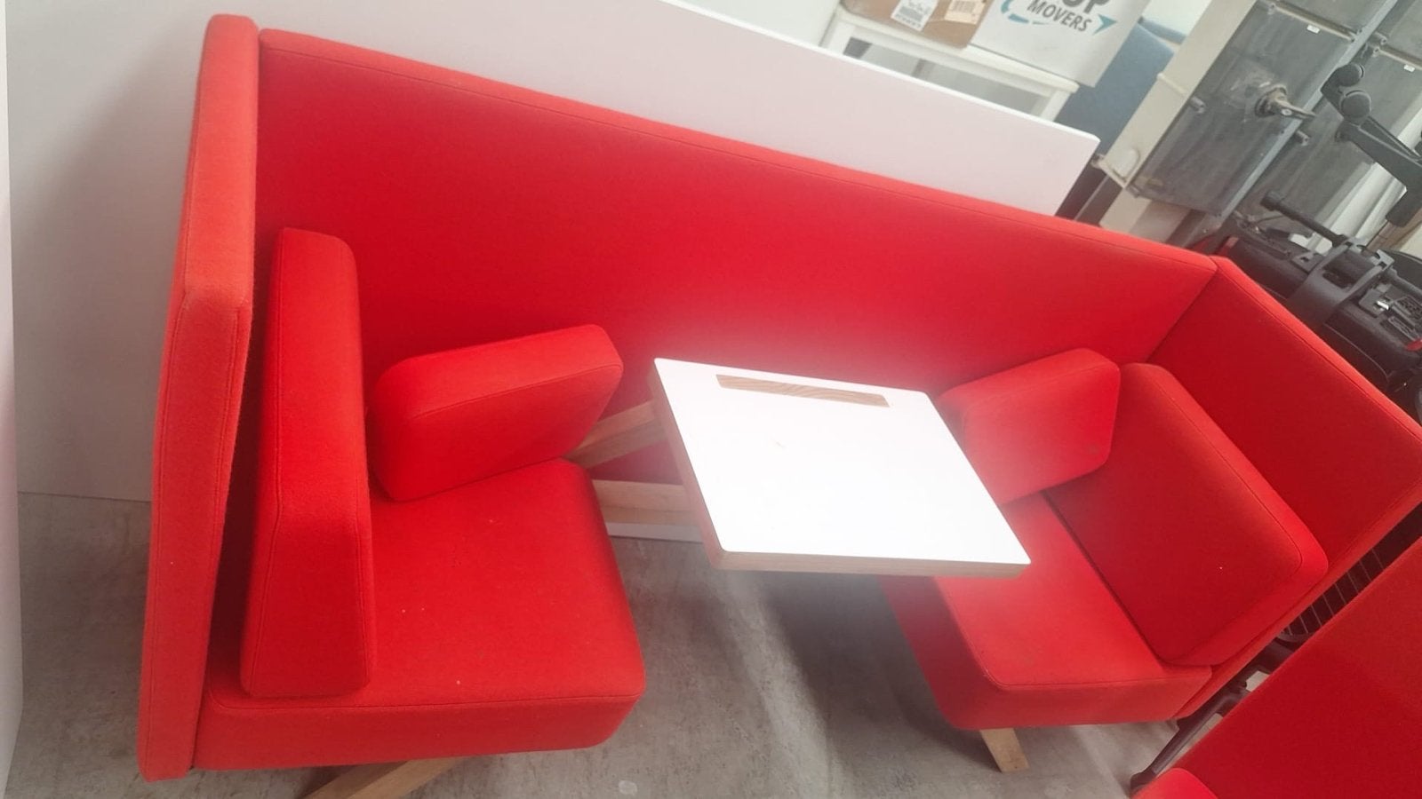 Comfortabele TOOtheZOO zitelementen met tafel, Ophalen, 150 tot 200 cm, Tweepersoons, 75 tot 100 cm