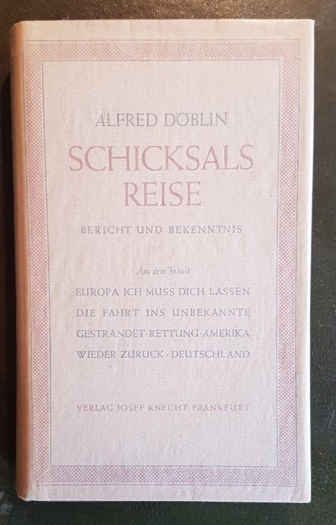 Alfred Döblin - Schicksalsreise, Ophalen of Verzenden, Gelezen