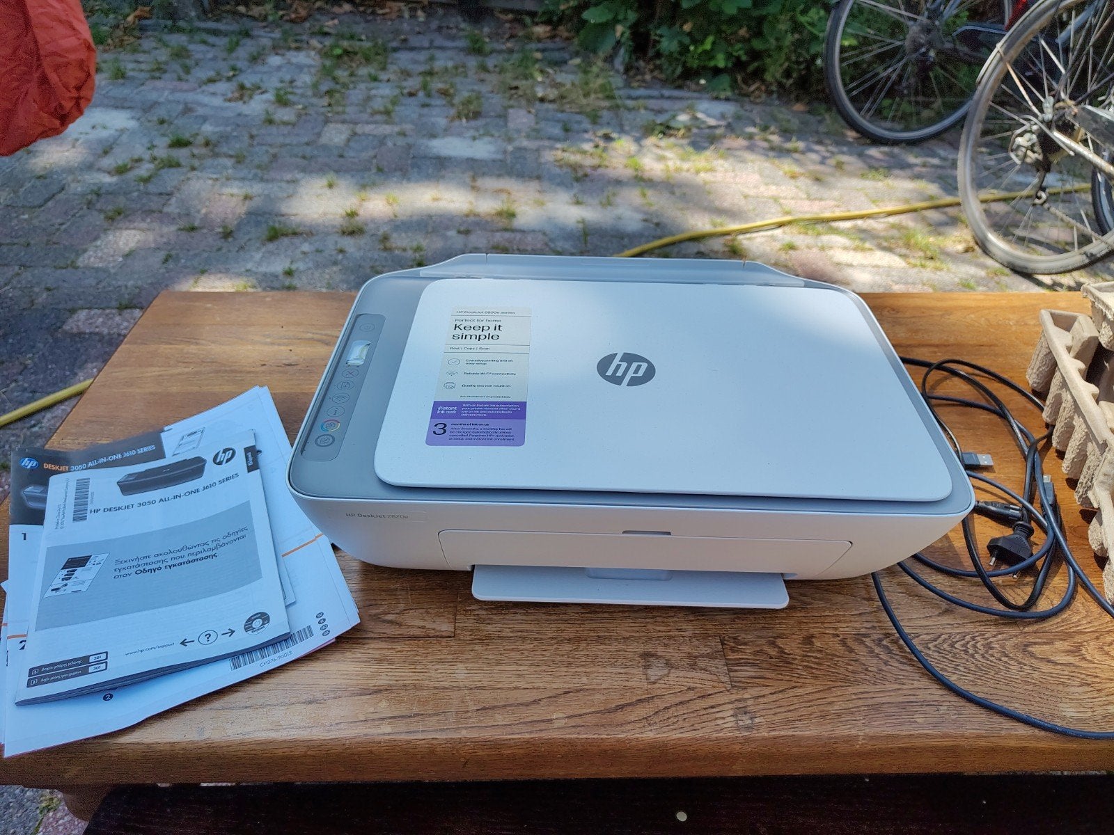 HP DeskJet 3050 zgan, Zo goed als nieuw, HP, Draadloos, Scannen