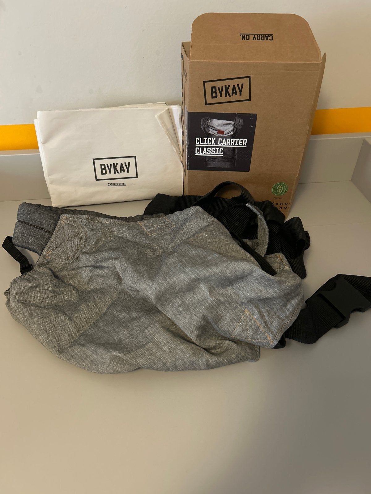 BYKAY Click Carrier Classic draagzak - Nieuw in doos!, Nieuw, Buik, Rug of Zij, Draagzak, Ophalen