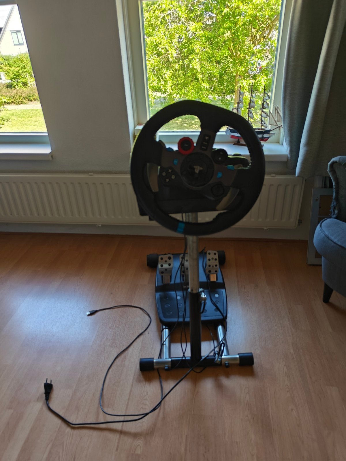 Wheel Stand Pro met Logitech G29 voor PC/PS4/PS5, Ophalen, Gebruikt, Zwart