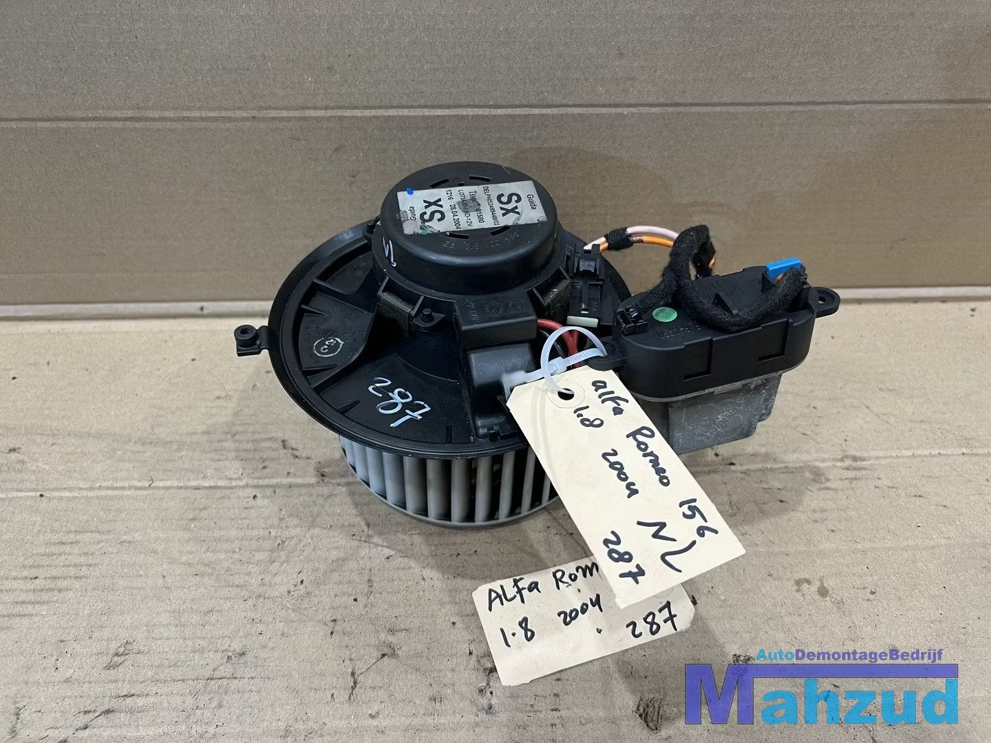 ALFA ROMEO 156 Kachelmotor aanjager weerstand 1997-2005, Auto-onderdelen, Gebruikt, Dpofca@stellantis.com, Stellantis Europe S.p.A.