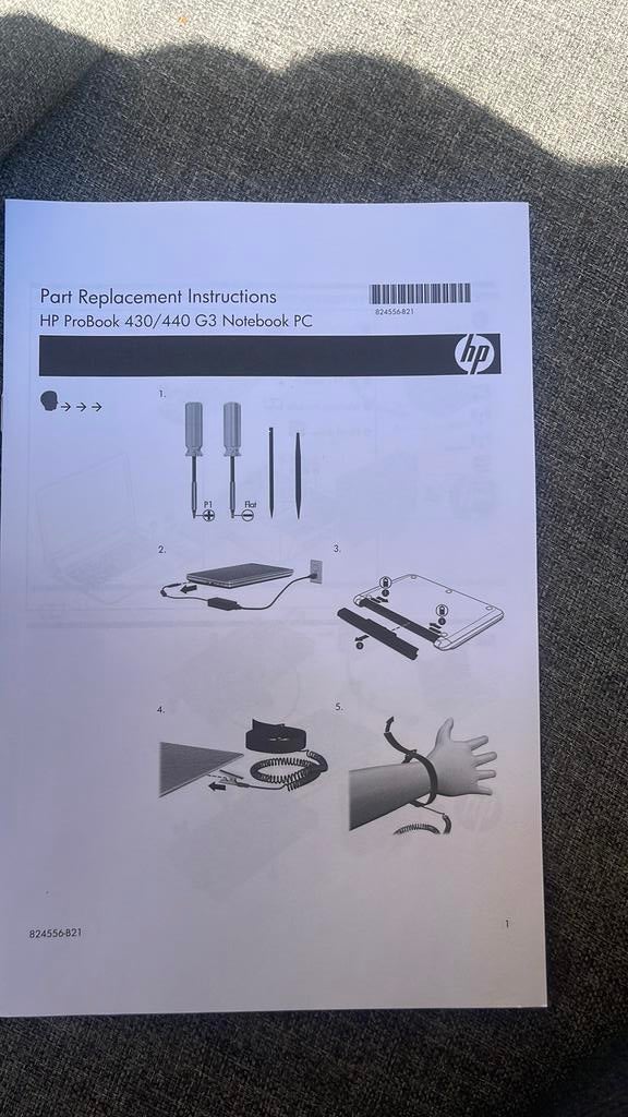 HP ProBook 430/440 G3 keyboard, Ophalen of Verzenden, Zo goed als nieuw, Overige niveaus