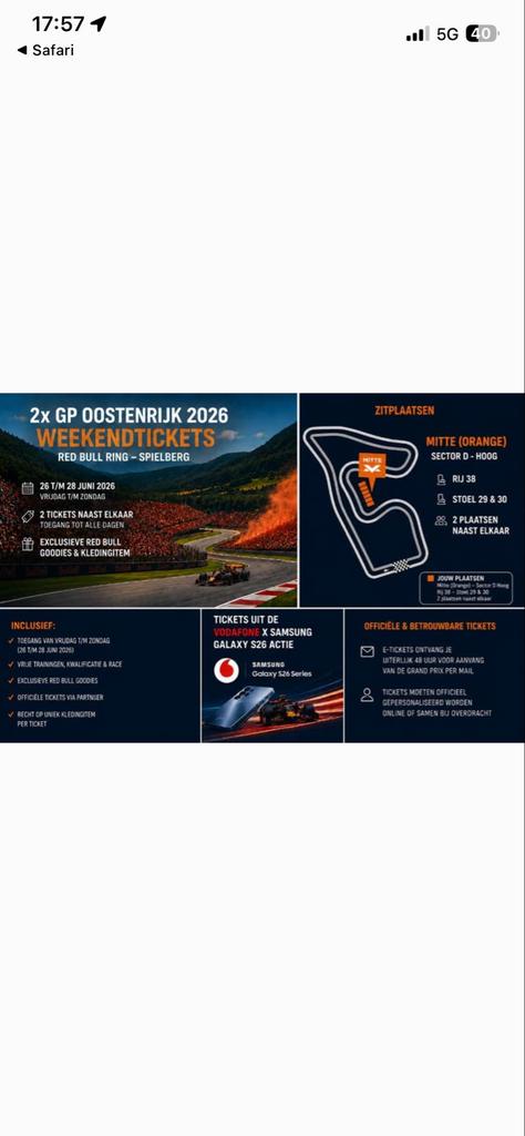 Gp oostenrijk 2026, Twee personen, Juni