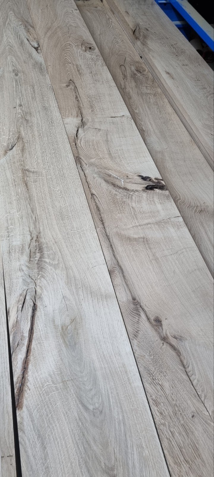Partij massief eiken planken 28mm , 249mm breed, Ophalen, 25 tot 50 mm, Eiken, 200 tot 250 cm