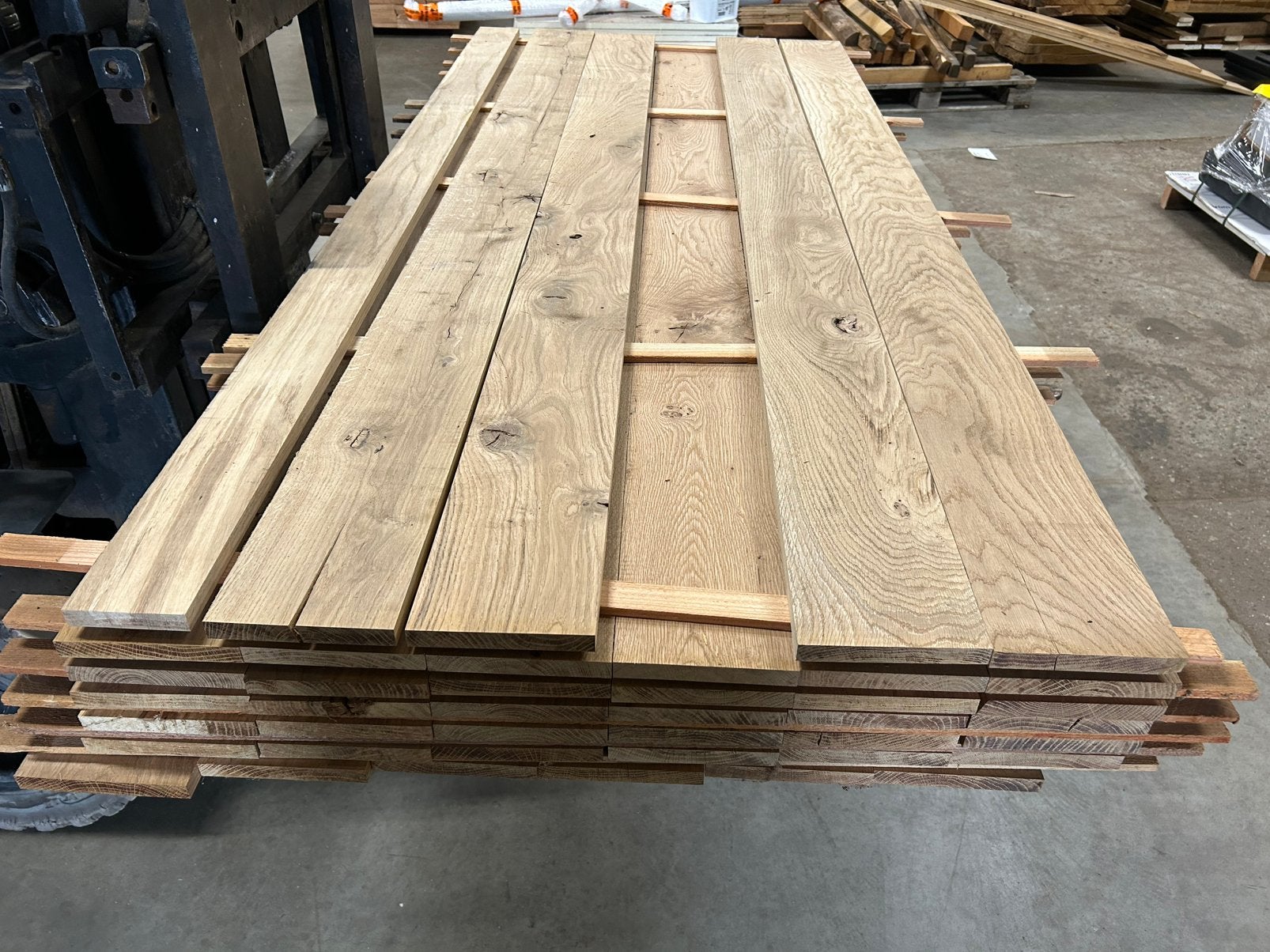 Eiken 18x140mm WD rustiek 200cm, Ophalen, Nieuw, 180 tot 250 cm, Planken