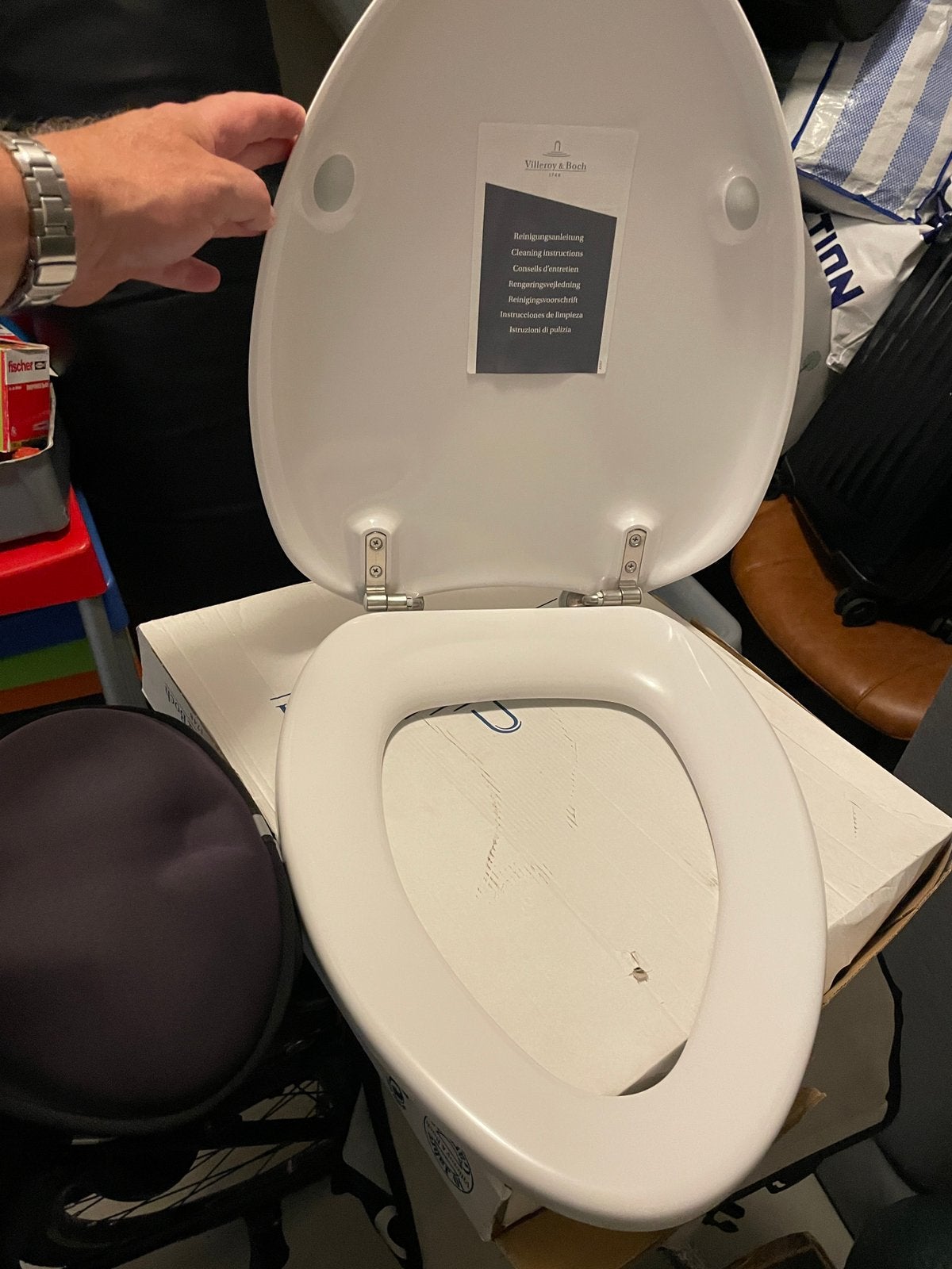 Nieuwe wc bril van Villeroy en Boch, Ophalen, Nieuw