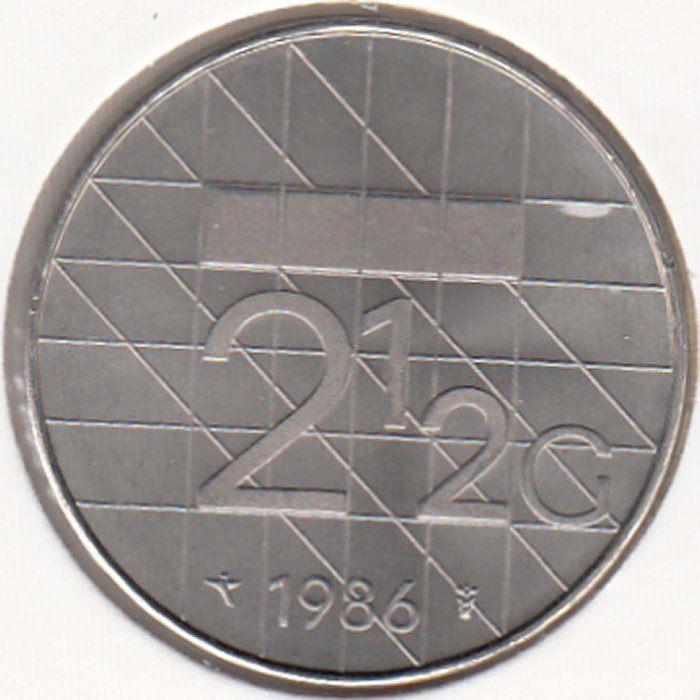 Nederland Rijksdaalder 1986 Beatrix UNC in munthouder, Postzegels en Munten, Munten | Nederland, Ophalen of Verzenden, Koningin Beatrix
