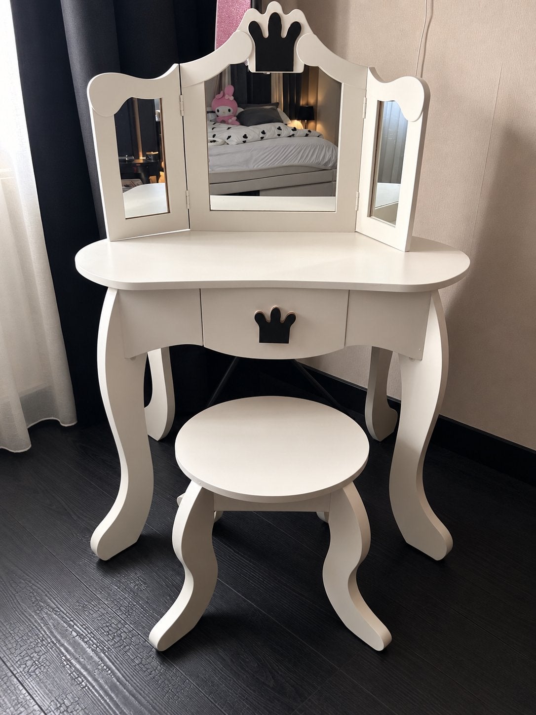 Meisjes kaptafel, Huis en Inrichting, Ophalen, Zo goed als nieuw, 50 tot 100 cm, Minder dan 100 cm