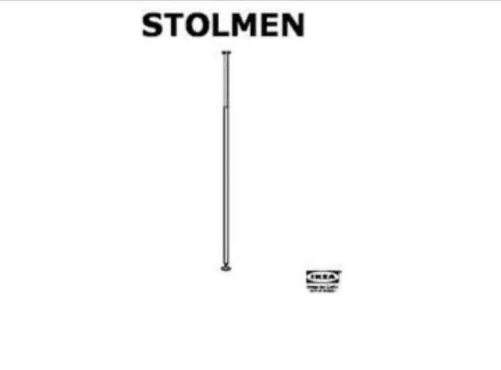 GEZOCHT 2 Ikea Stolmen hoogte verstelbare palen gezocht., Huis en Inrichting, Ophalen, 50 tot 100 cm, Zo goed als nieuw, Minder dan 100 cm