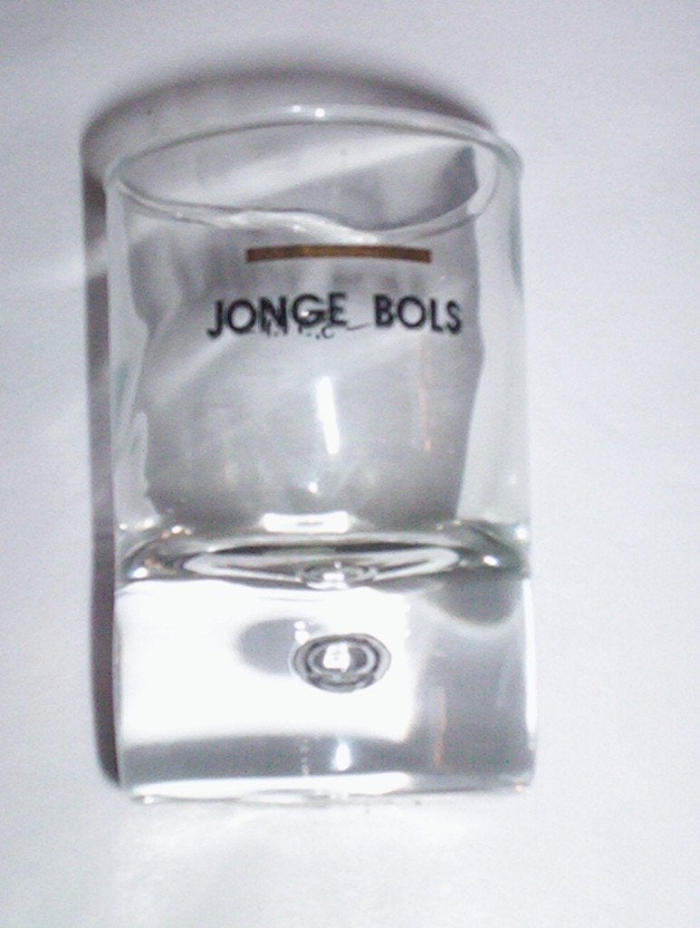 borrelglaasje lucas bols (vlgnr 27) jonge bols 3.5 cl, Ophalen of Verzenden, Zo goed als nieuw, Borrel- of Shotglas