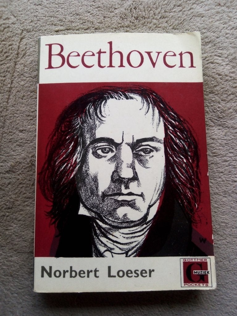 1ste Druk (1958)Beethoven biografie -norbert Loeser/ZGAN, Ophalen of Verzenden, Zo goed als nieuw, Norbert Loeser