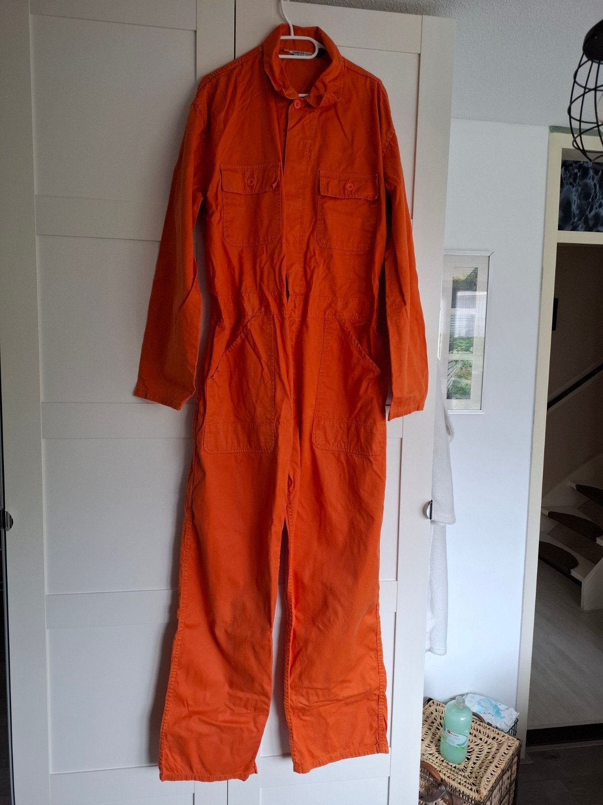 Oranje Werkoverall Maat 58 - Sanfor 100% Katoen, Ophalen of Verzenden, Sanfor, Gedragen, Overige maten