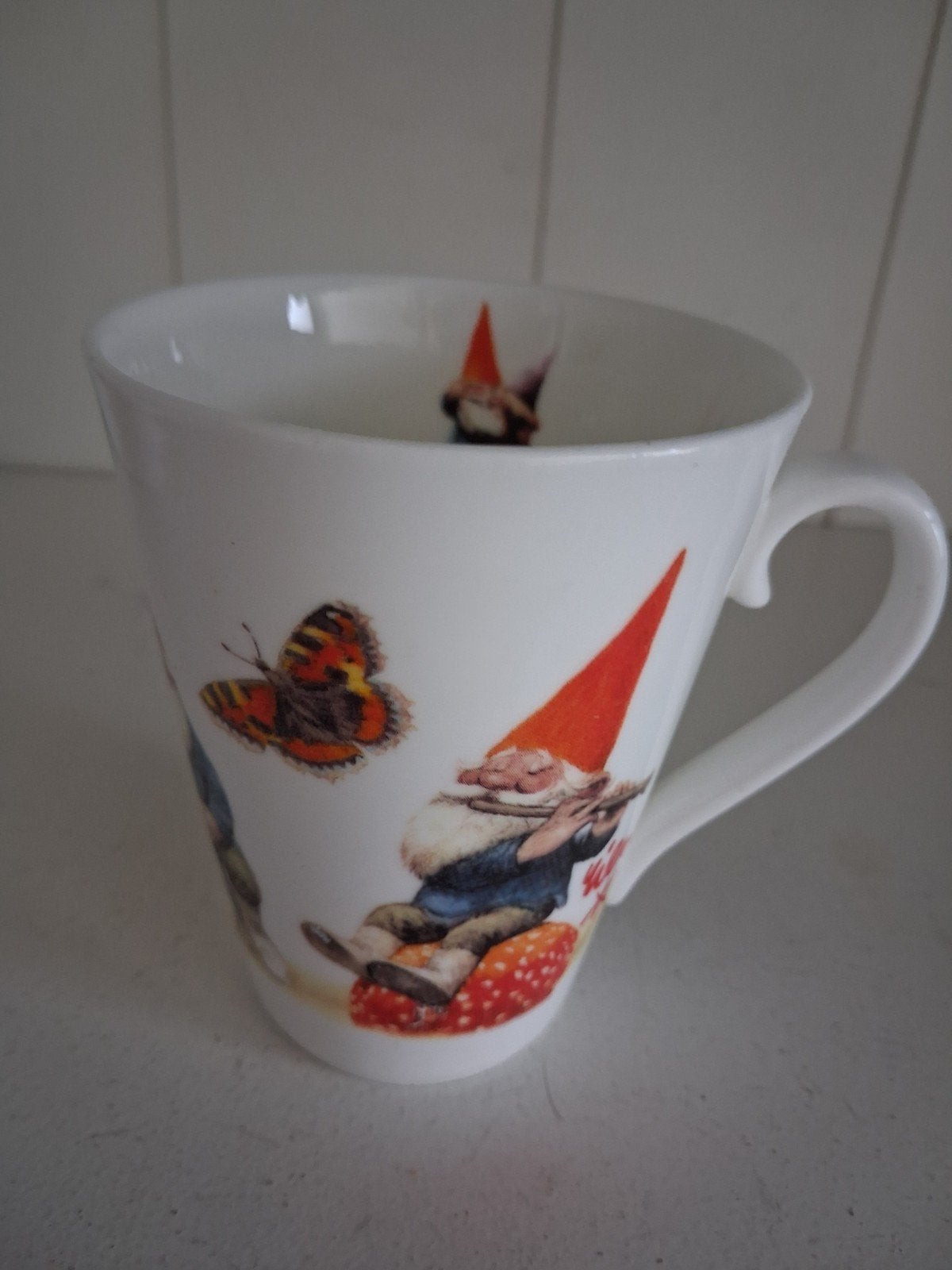 Rien Poortvliet Kabouter Mok - Zo goed als nieuw, Overige merken, Vintage, Zo goed als nieuw, Porselein