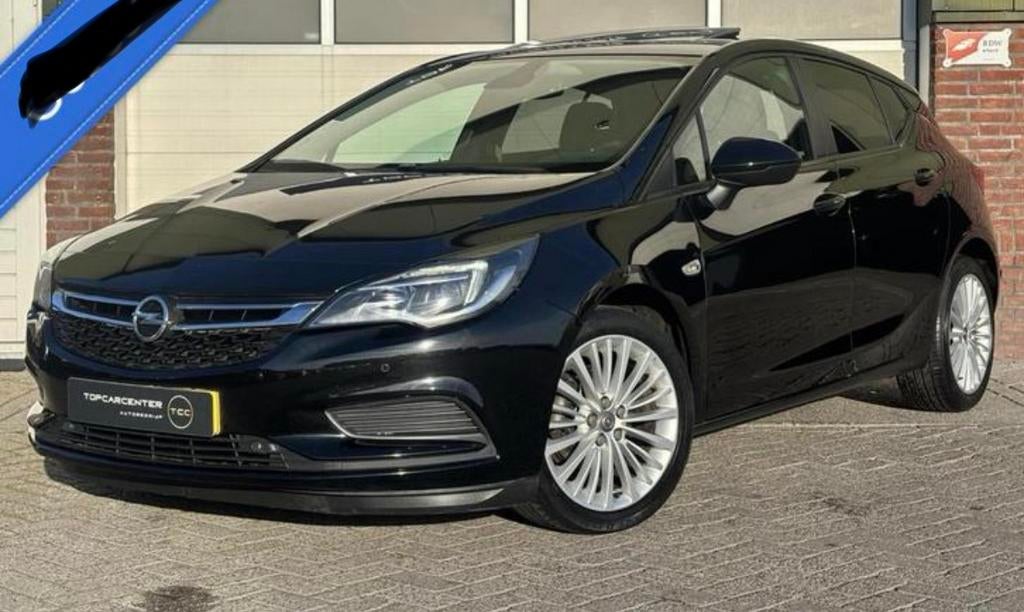 Opel Astra 1.0 Turbo 105pk Start/stop Easytronic 2018 Zwart, 1230 kg, 610 kg, Zwart, Origineel Nederlands