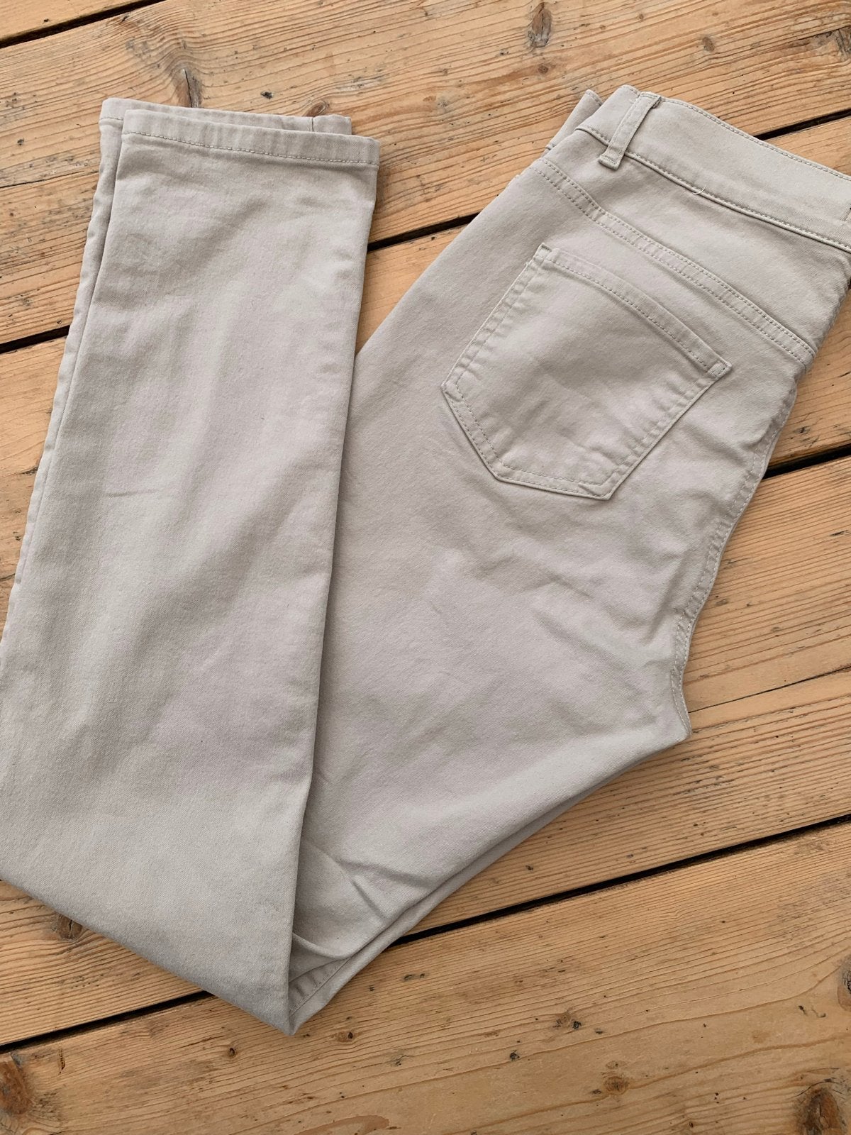 Beige jeans maat 38 - GaFaiR Jeans, Ophalen of Verzenden, Zo goed als nieuw, Overige kleuren, W30 - W32 (confectie 38/40)
