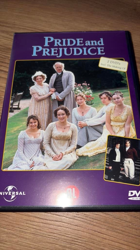 Pride and Prejudice van de BBC met Colin Firth., Vanaf 16 jaar, Ophalen of Verzenden, Zo goed als nieuw