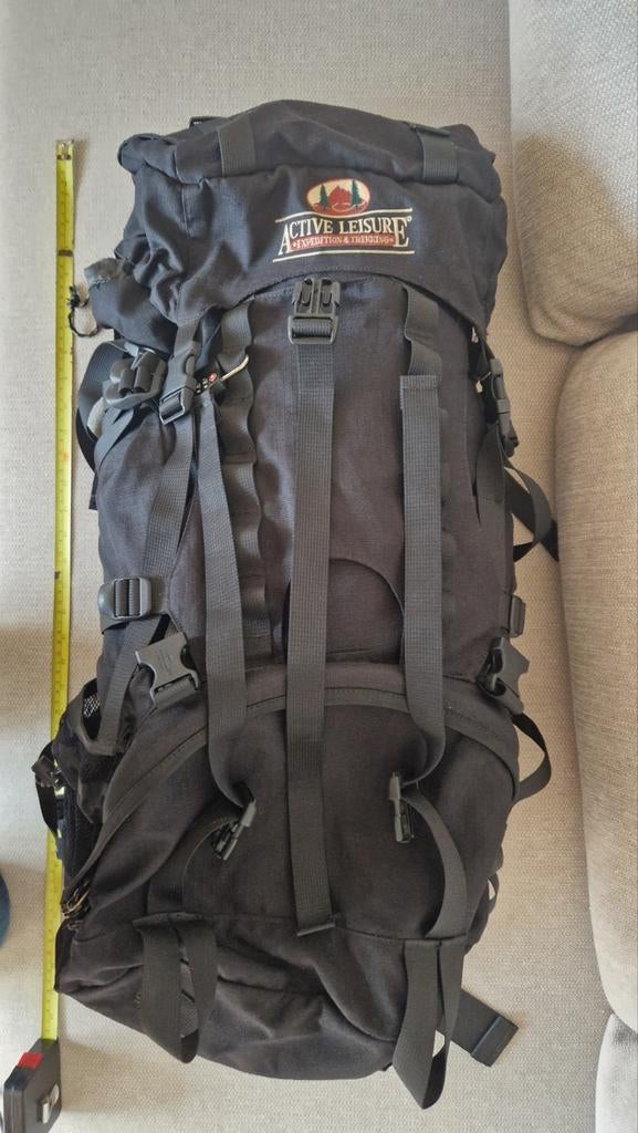 Zwarte rugzak Active Leisure 55L, Sieraden, Tassen en Uiterlijk, Tassen | Rugtassen, Ophalen of Verzenden, Overige merken