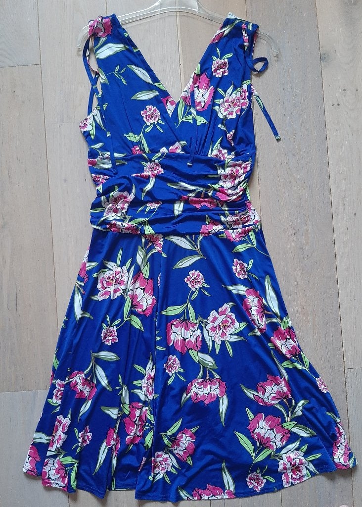 TopVintage jurk maat 14, TopVintage, Blauw, Maat 42/44 (L), Ophalen of Verzenden