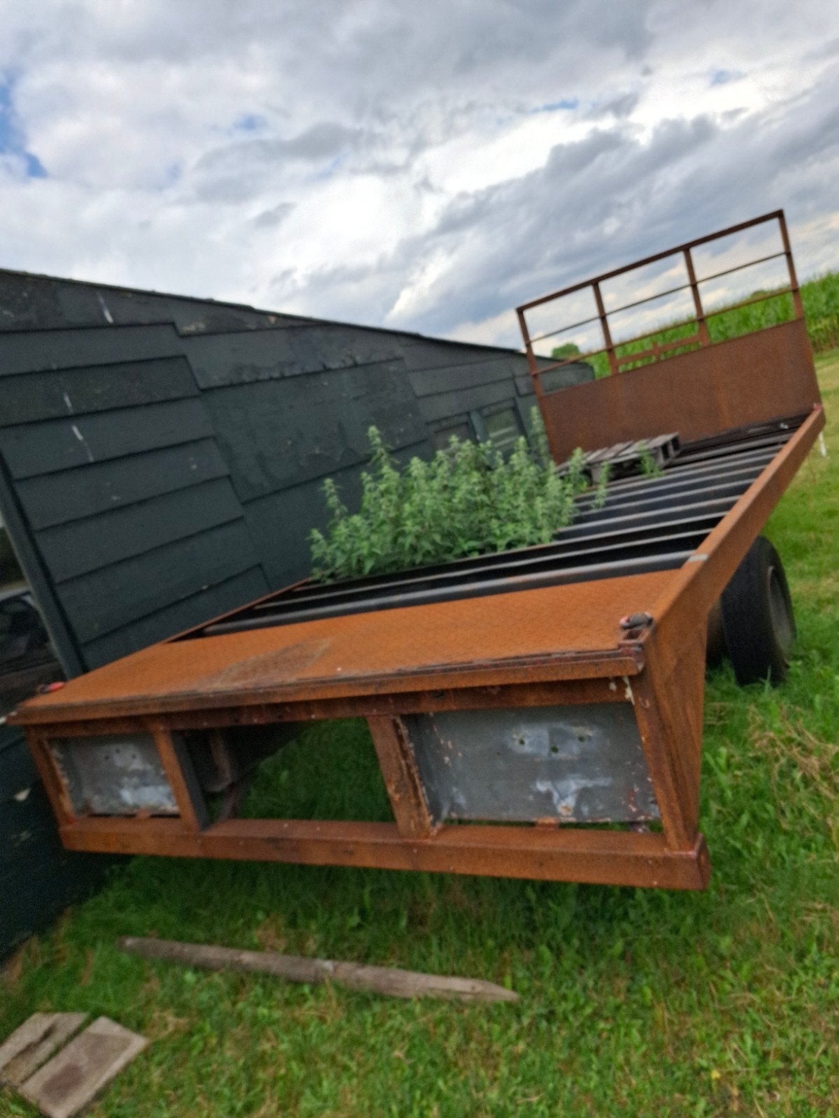 project aanhangwagen/oprijwagen, Ophalen