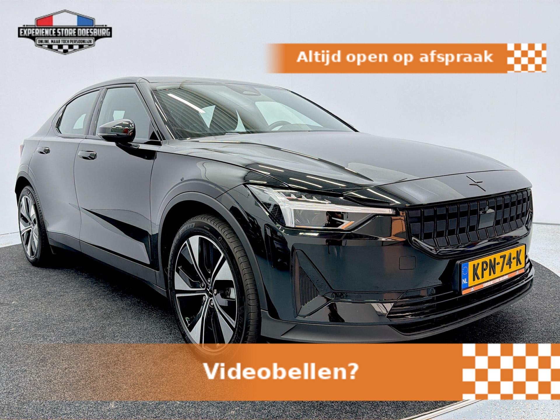 Polestar 2 Long Range Single Motor 78 kWh - Scandinavische s, Polestar 2, Stof, Gebruikt, LED verlichting