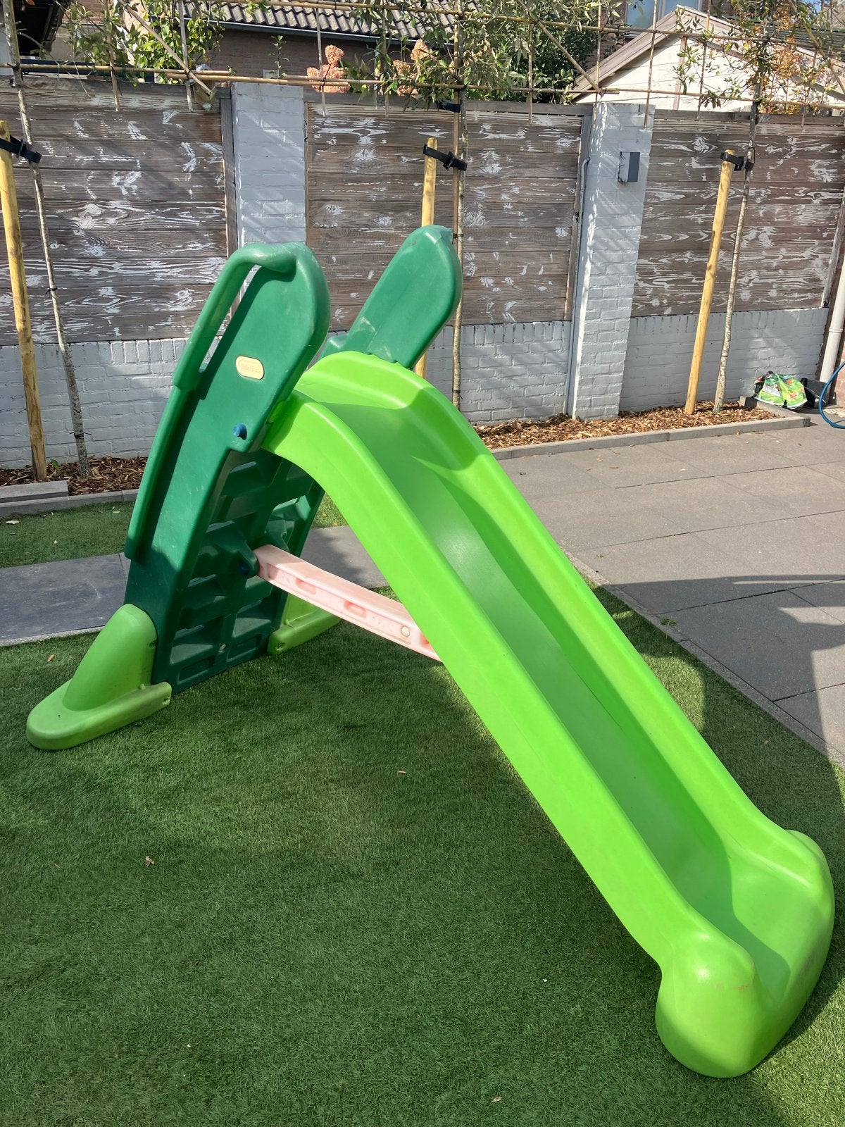 Little Tikes grote glijbaan groen – stevig & compleet – €25, Ophalen of Verzenden, Gebruikt