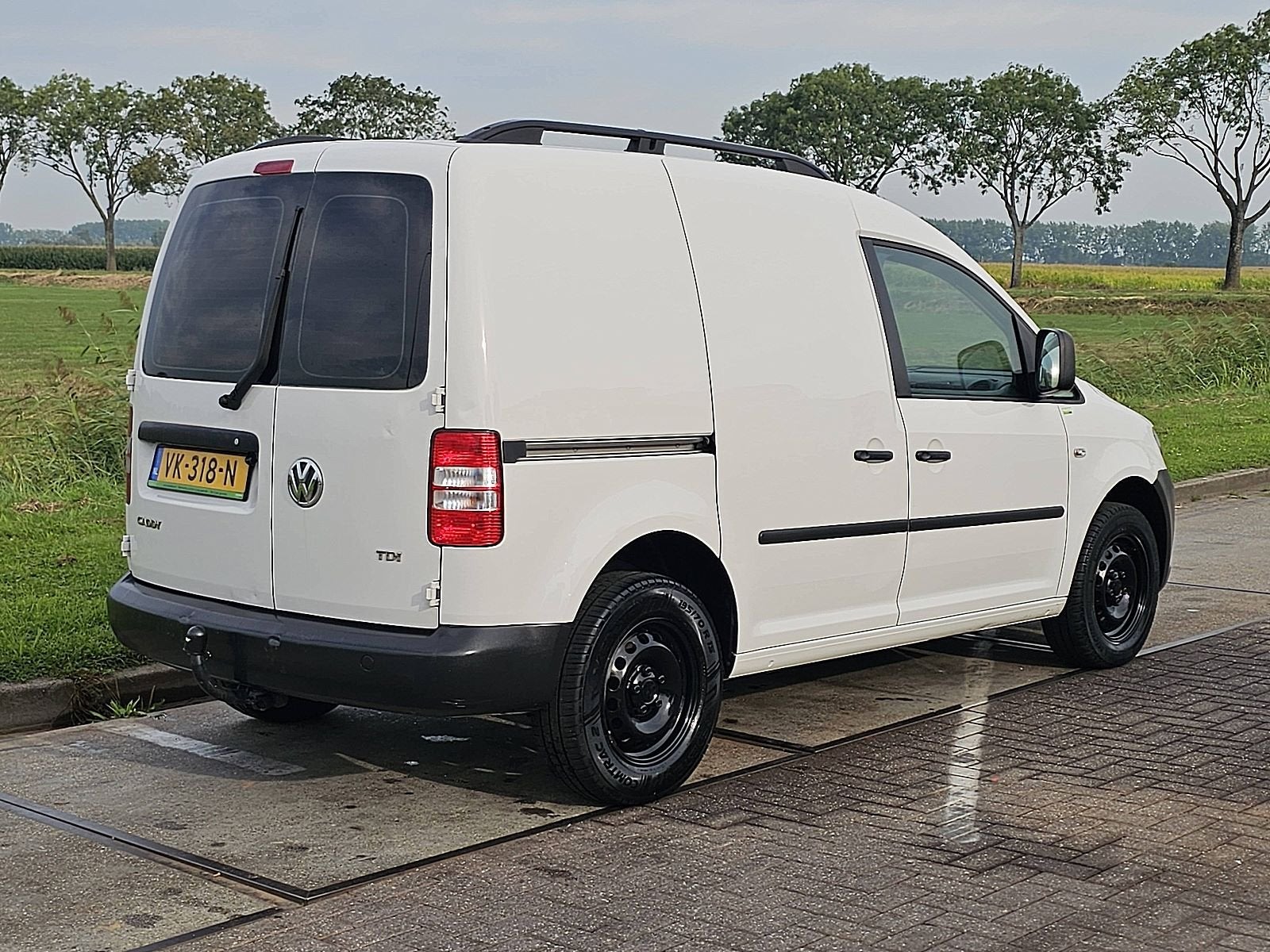 VOLKSWAGEN CADDY 1.6 l1 airco trekhaak!, Euro 5, Gebruikt, Volkswagen, Wit
