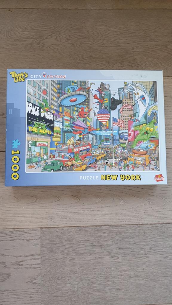That's Life City Edition New York 1000 stukjes puzzel, Ophalen of Verzenden, 500 t/m 1500 stukjes, Zo goed als nieuw, Legpuzzel