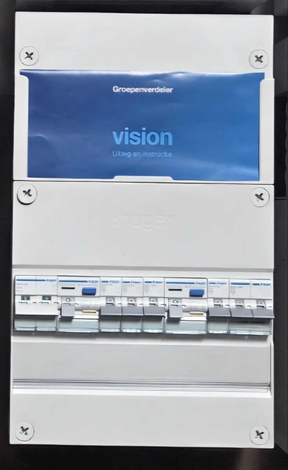 Hager Vision groepenkast 1-fase – kookgroep, Ophalen of Verzenden, Zo goed als nieuw, Hager, Groepenkast