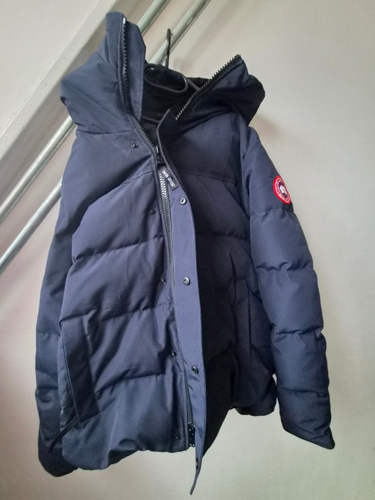 Canada Goose Macmillan Parka Maat L, Maat 52/54 (L), Blauw, Canada Goose, Nieuw