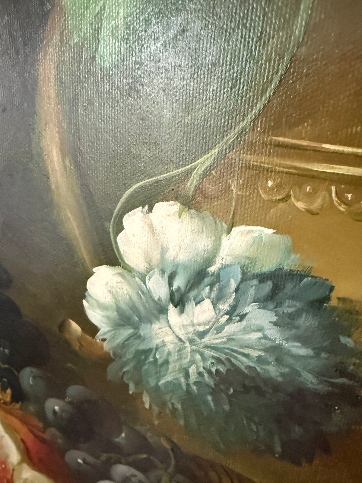 Bloemstilleven echt geschilderd niet gesigneerd, Antiek en Kunst, Ophalen