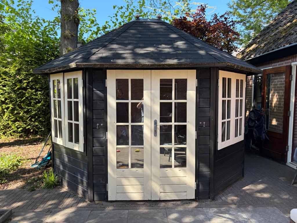 Houten Tuinhuis/Blokhut - Perfect voor Hobbyprojecten, Ophalen, 250 tot 500 cm, Hout, 200 tot 400 cm
