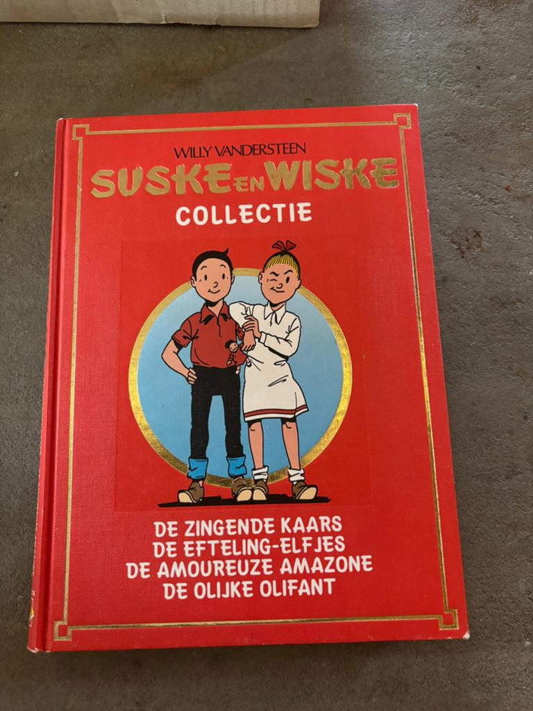 Suske en Wiske collectie met 4 strips, Ophalen of Verzenden