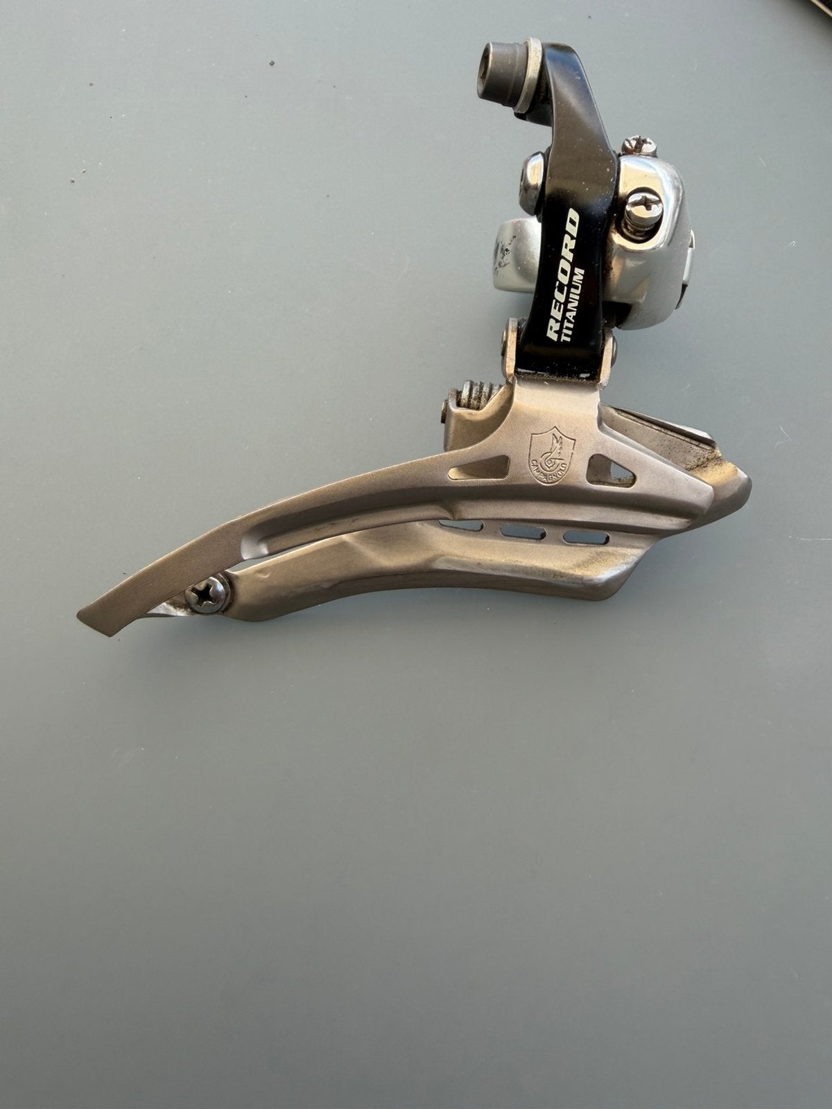 Campagnolo record triple voor derailleur, Ophalen of Verzenden, Zo goed als nieuw