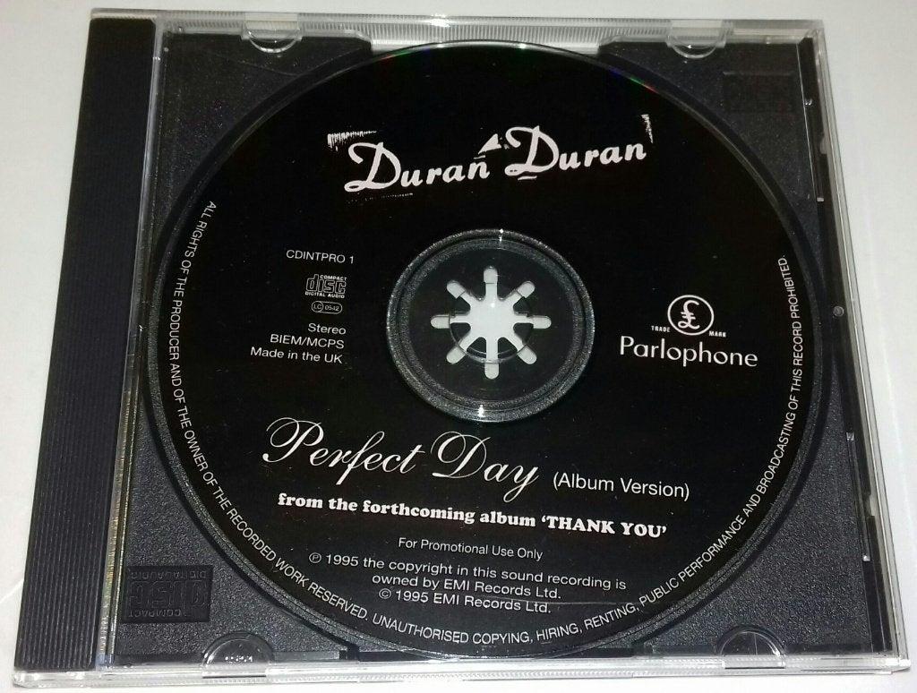 Duran Duran 1 track PROMO CD-SINGLE Engeland Perfect Day, Verzenden, Nieuw in verpakking, Pop, Speciale editie