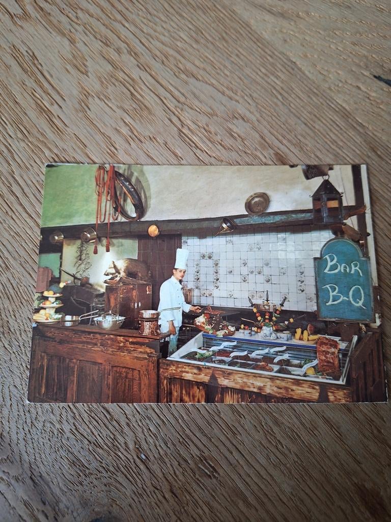 Oude ansichtkaart Herberghe Het Wapen van Amsterdam, Ophalen of Verzenden, 1960 tot 1980, Gelopen, Noord-Holland