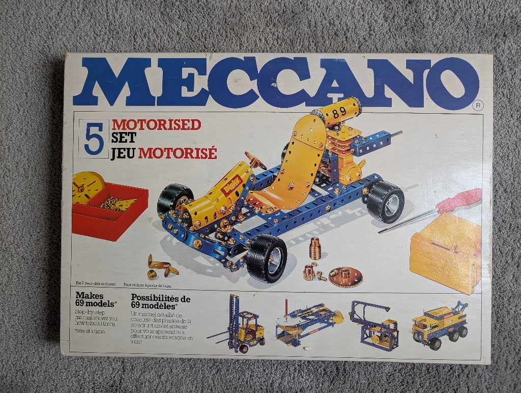 Meccano doos nr.5, Ophalen, Zo goed als nieuw