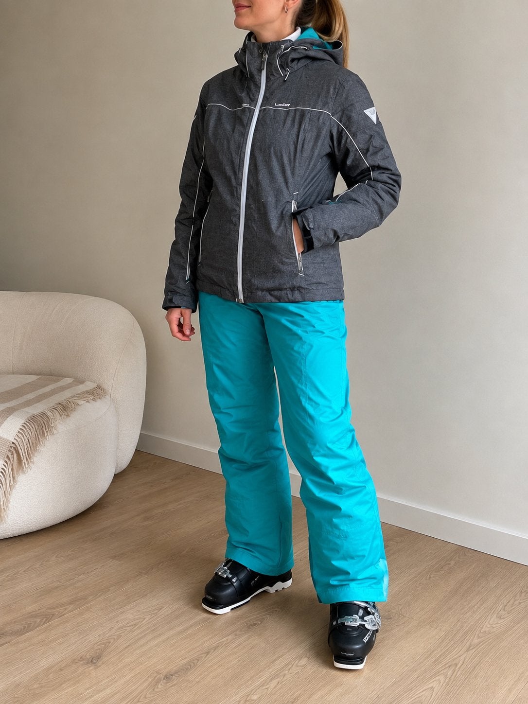 Skipak skibroek skijas, Kleding | Dames, Wintersportkleding, Ophalen of Verzenden, Gedragen, Maat 38/40 (M), Broek