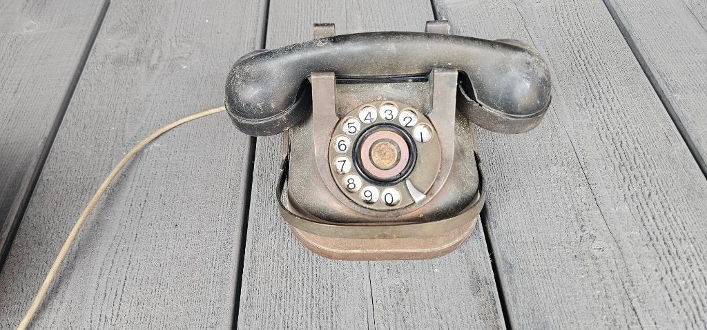 Koperen vintage telefoon, Ophalen of Verzenden, Koper